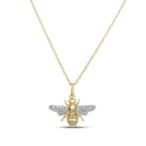 18 Karat Bumble Bee Diamond Pendant - Roberto Coin Inc
