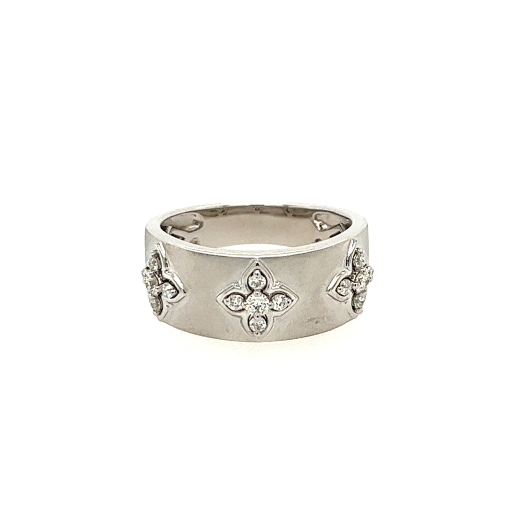 14k White Gold Lakeshore Diamond Fashion Ring