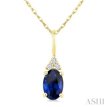 10 Karat Sapphire Pendant