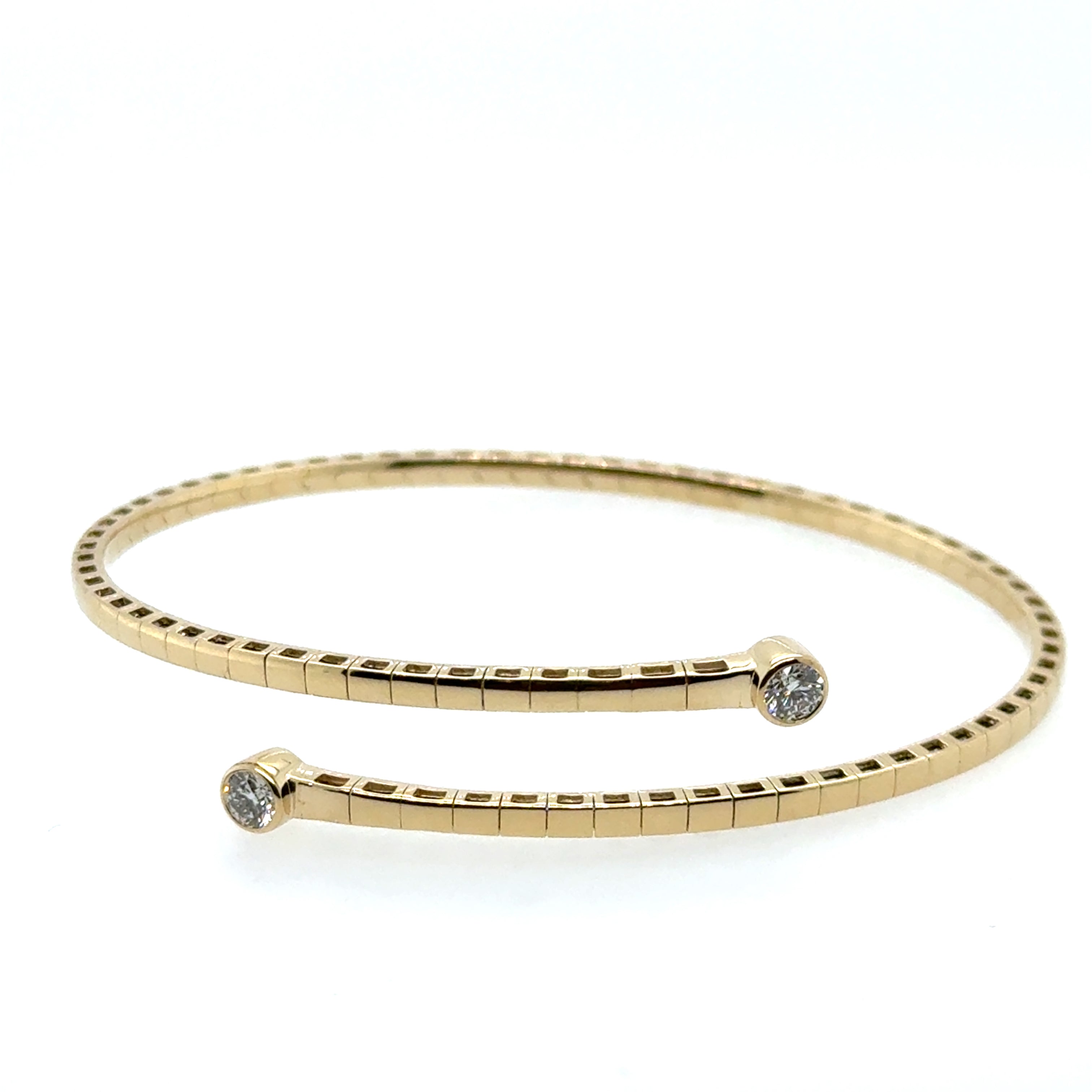 14 Karat Diamond Flexie Bracelet