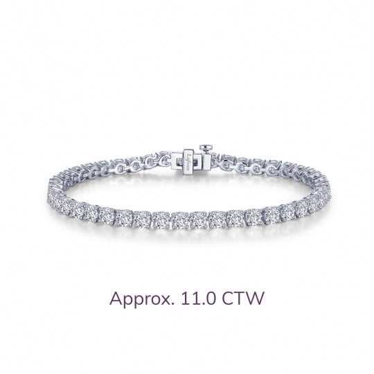 Sterling Silver Cubic Zirconia Bracelet