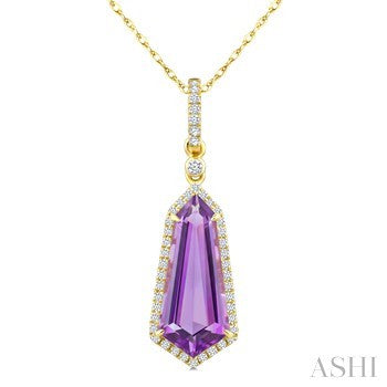 10 Karat Amethyst Pendant