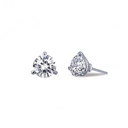 Sterling Silver Cubic Zirconias Earrings