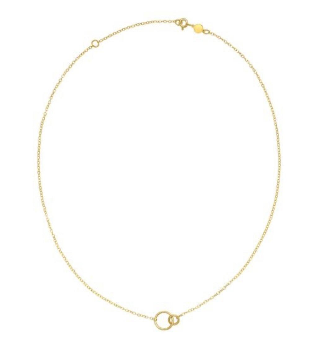 14 Karat Circles Necklace