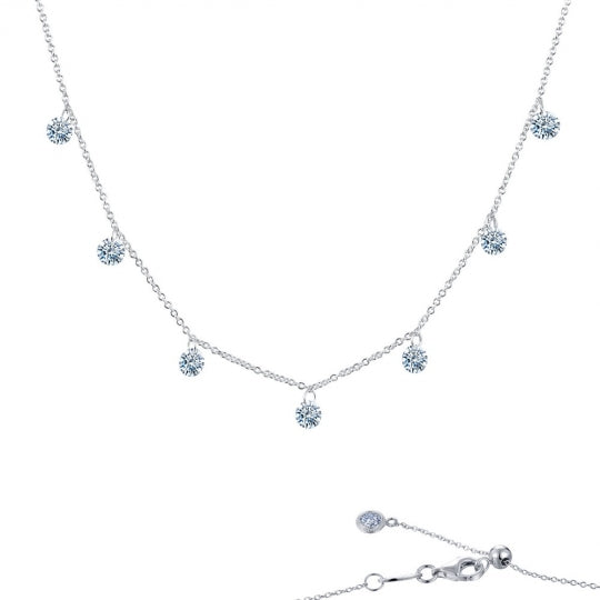 Sterling Silver Cubic Zirconia Necklace