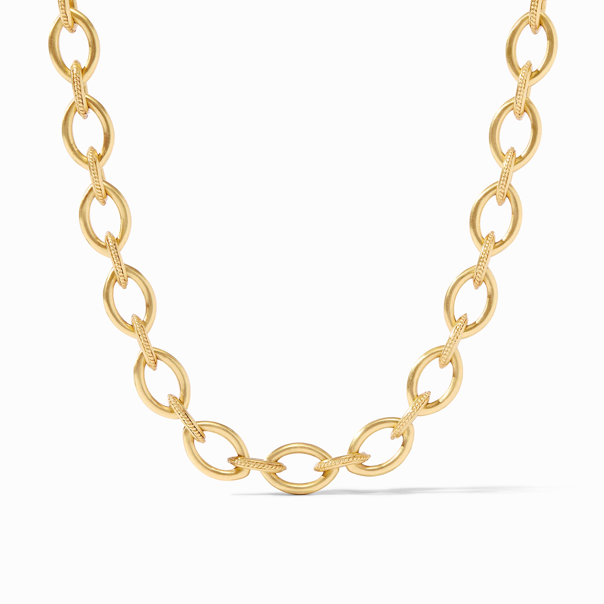 Gold Plated Delphine Link Necklace