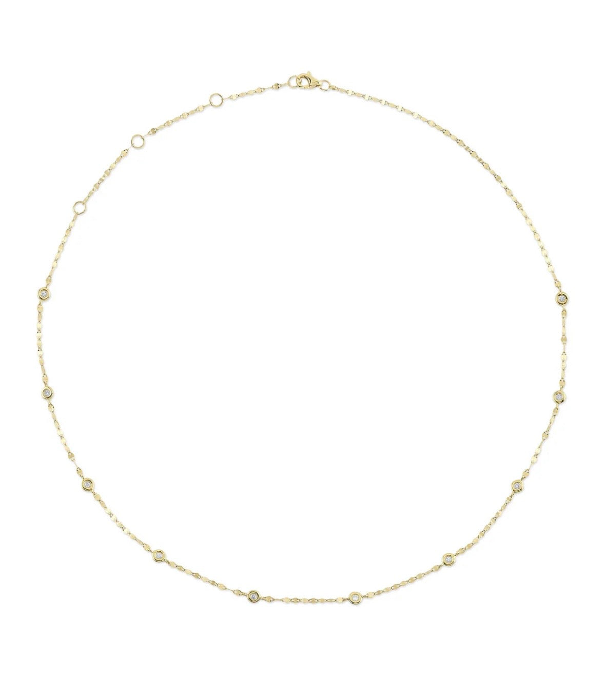 14 Karat Station Diamond Pendant