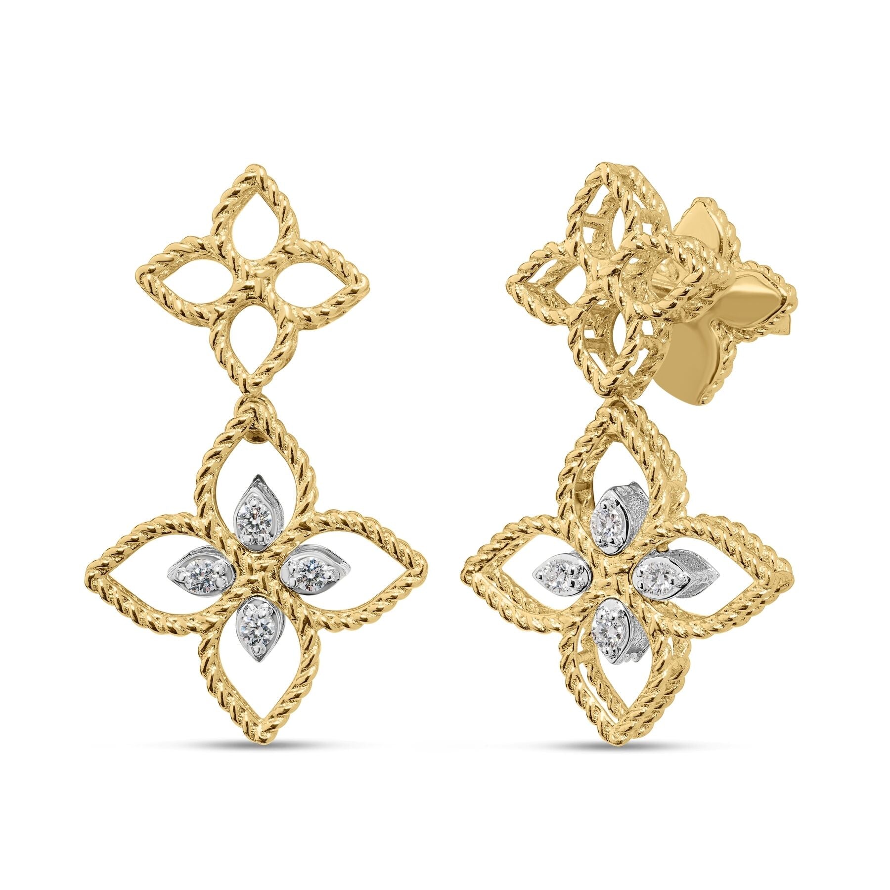18 Karat Diamond Earrings