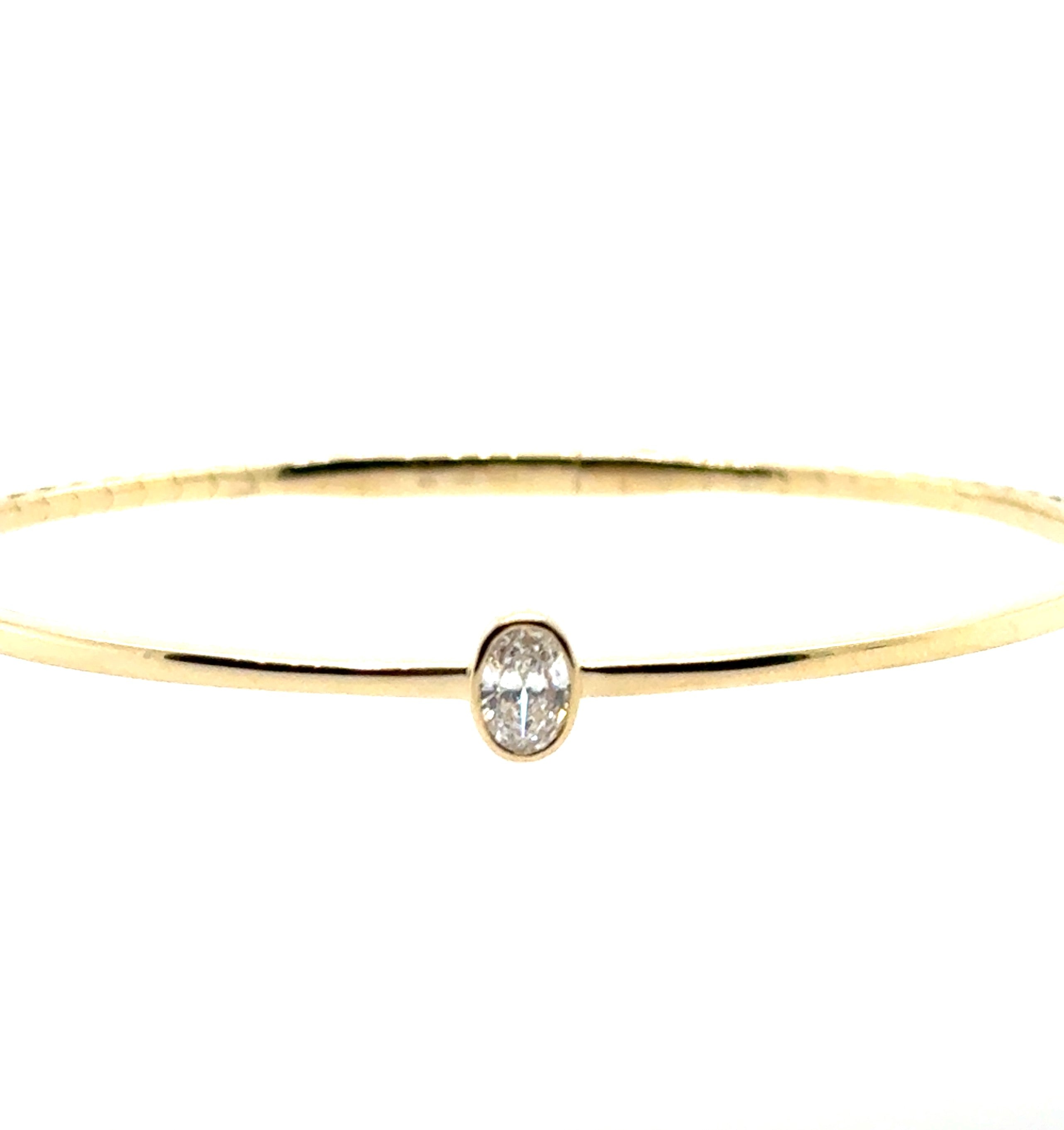 14 Karat Diamond Flexie Bracelet