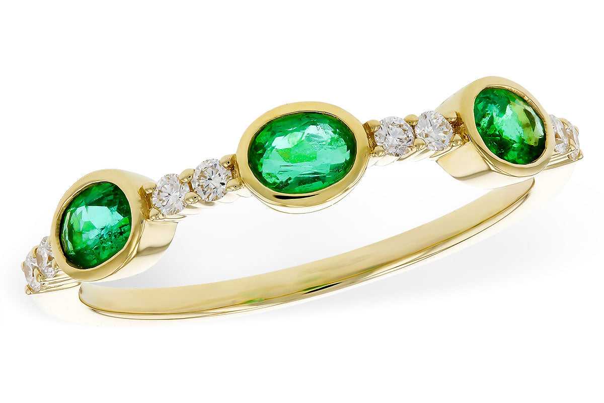 14 Karat Emeralds Ring
