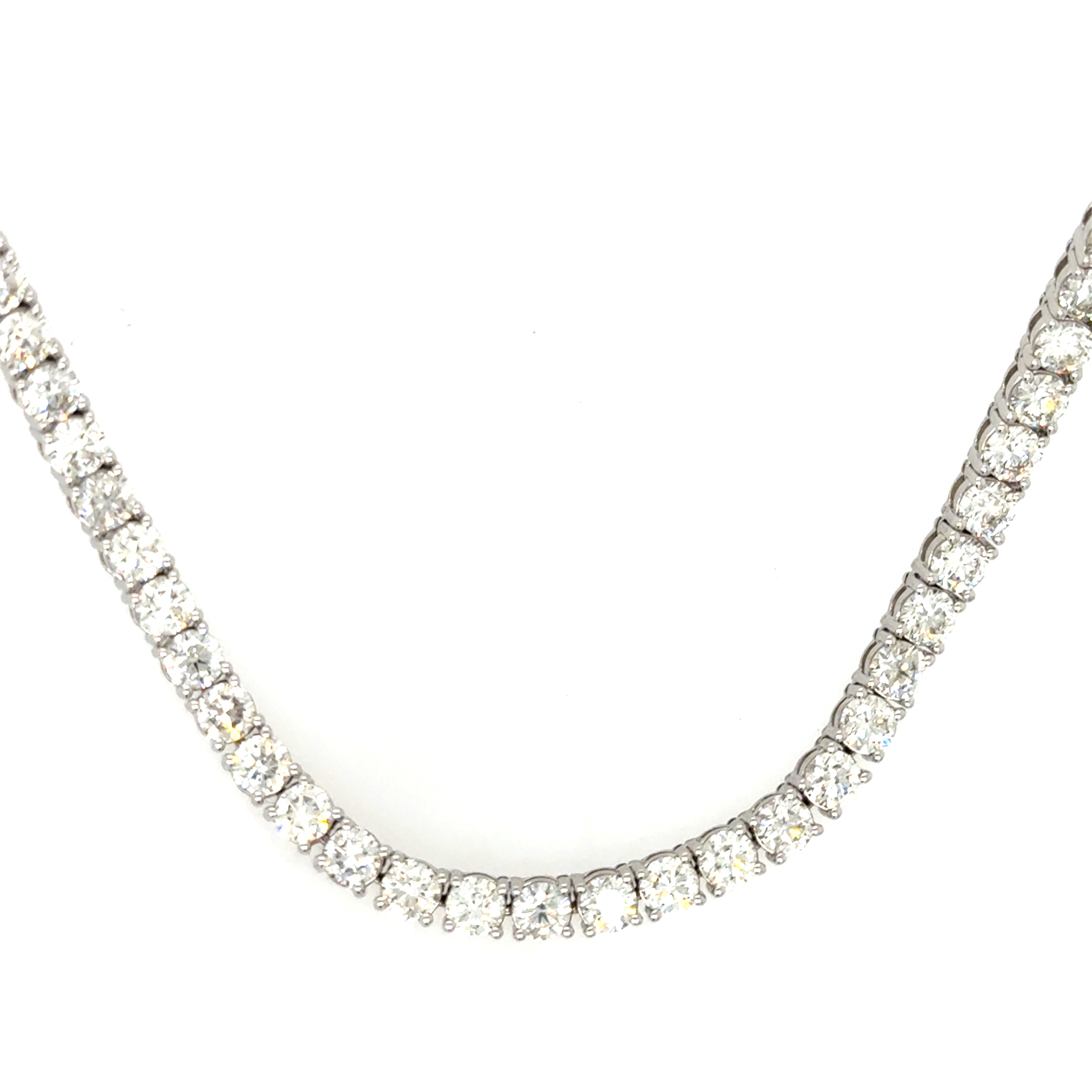 14 Karat Tennis Diamond Pendant