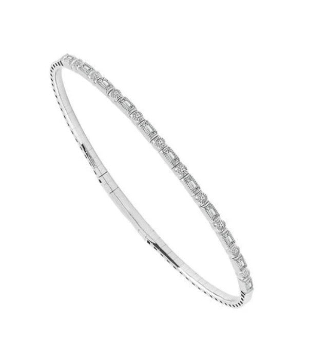 14 Karat Diamond Flexie Bracelet