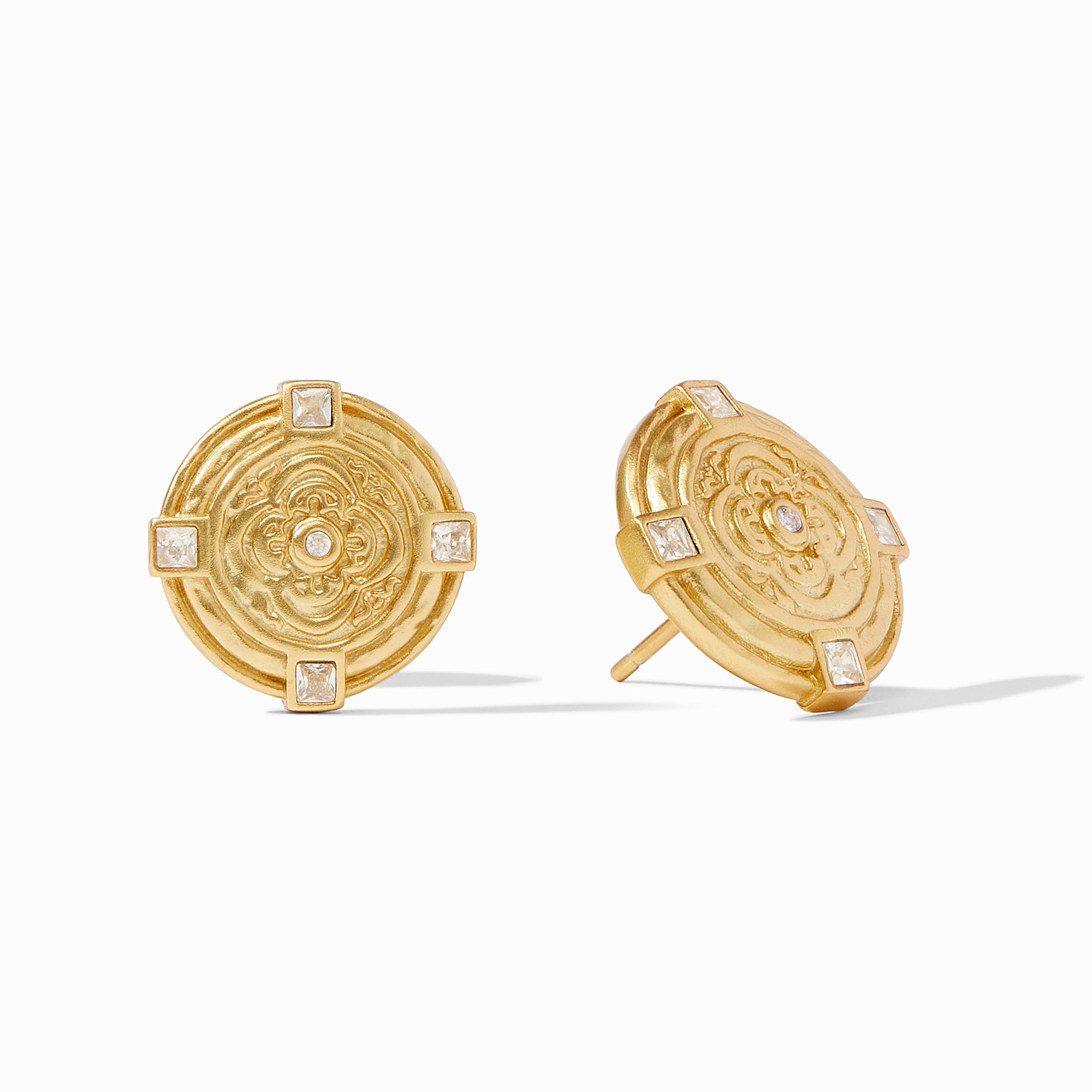 Gold Plated CZ Earrings