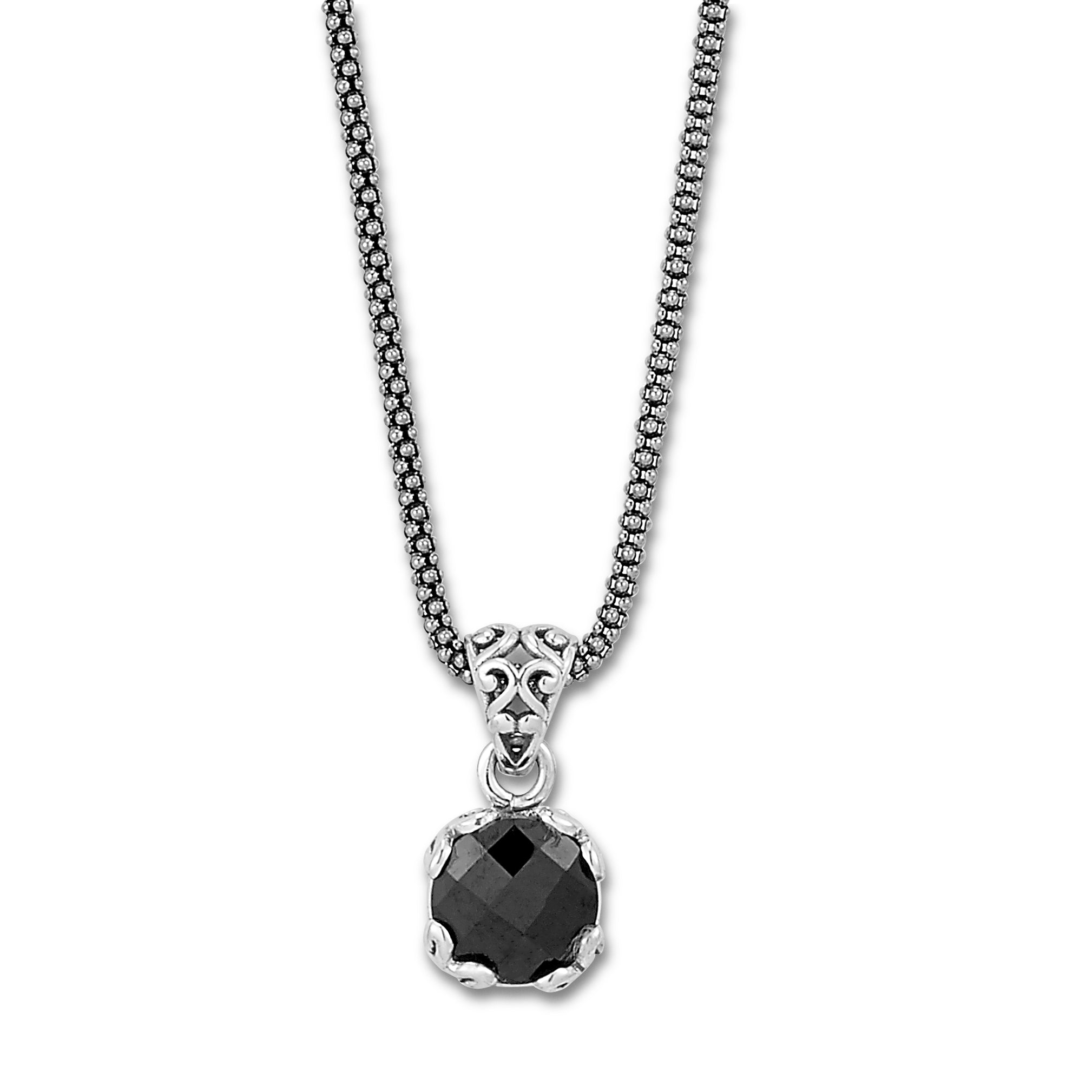 Sterling Silver Spinel Pendant