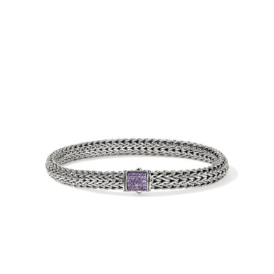 Sterling Silver Amethyst Bracelet