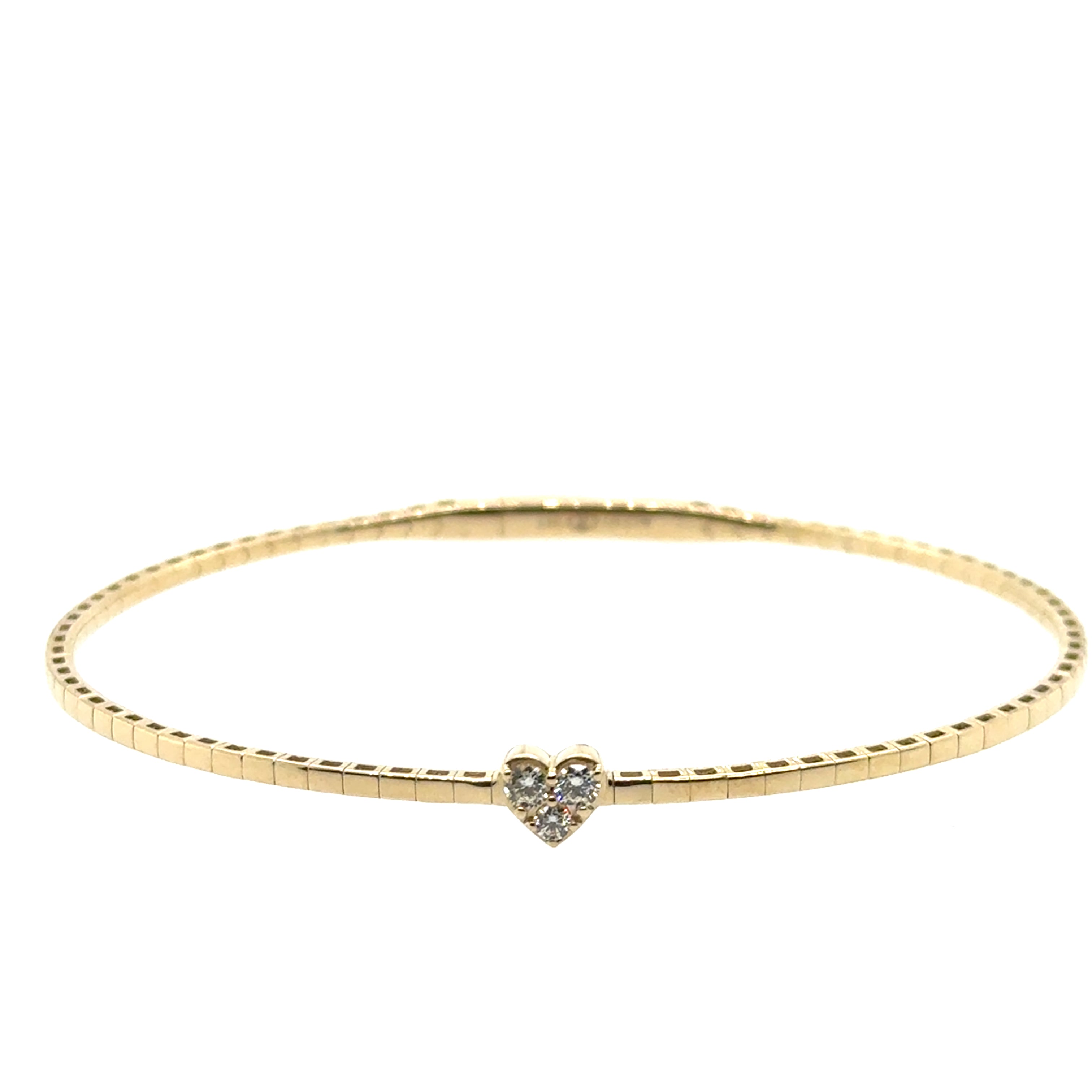 14 Karat Diamond Flexie Bracelet