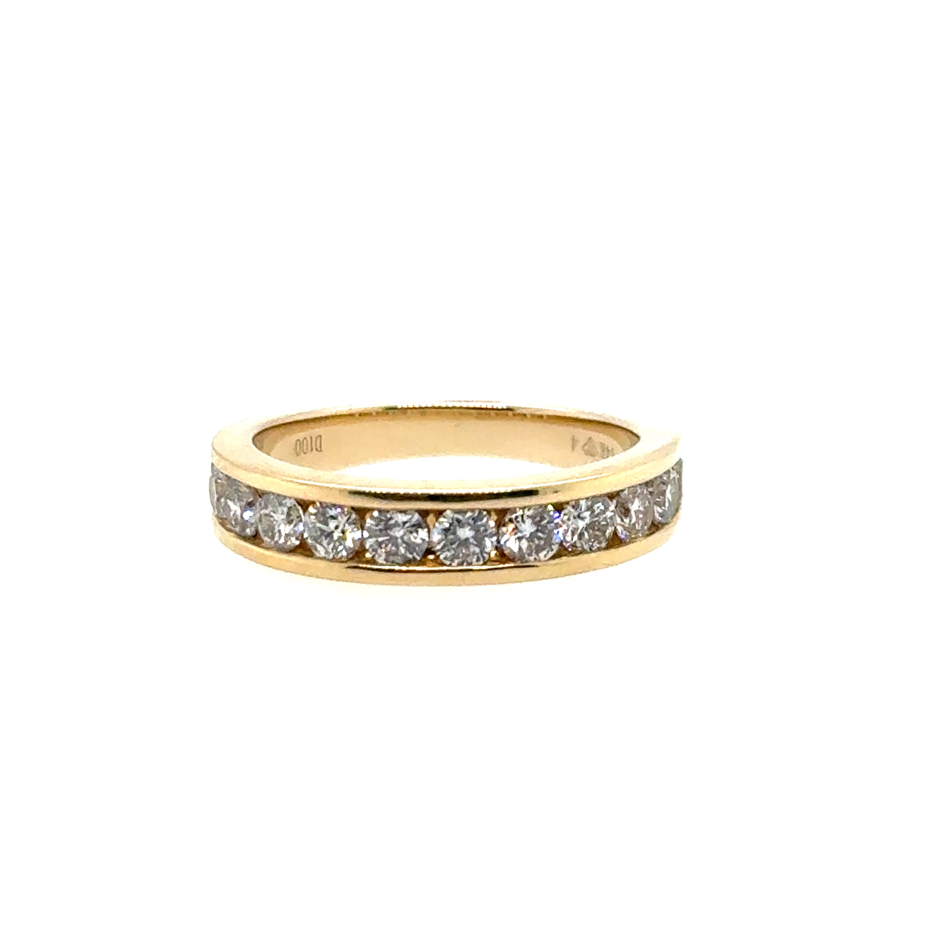 14 Karat Channel Set Diamond Anniversary Ring