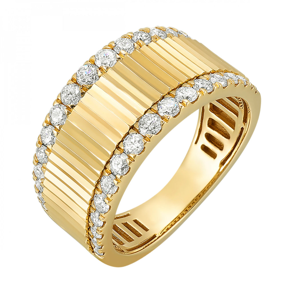 14K Yellow Gold Lakeshore Diamond Fashion Ring