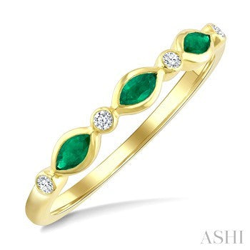 10 Karat Emeralds Ring