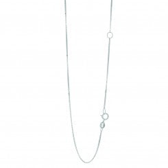 14k White Gold Box Necklace