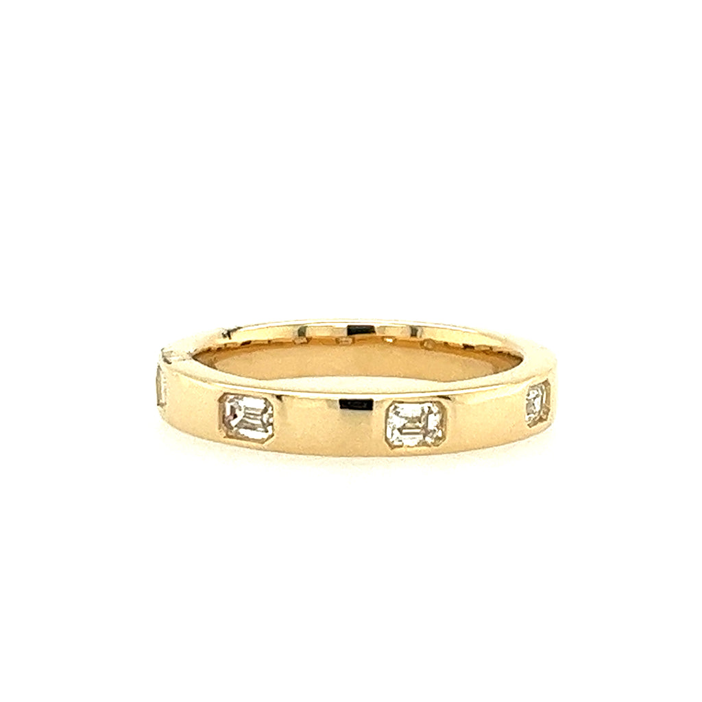 14K Yellow Gold Diamonds Fashion Ring