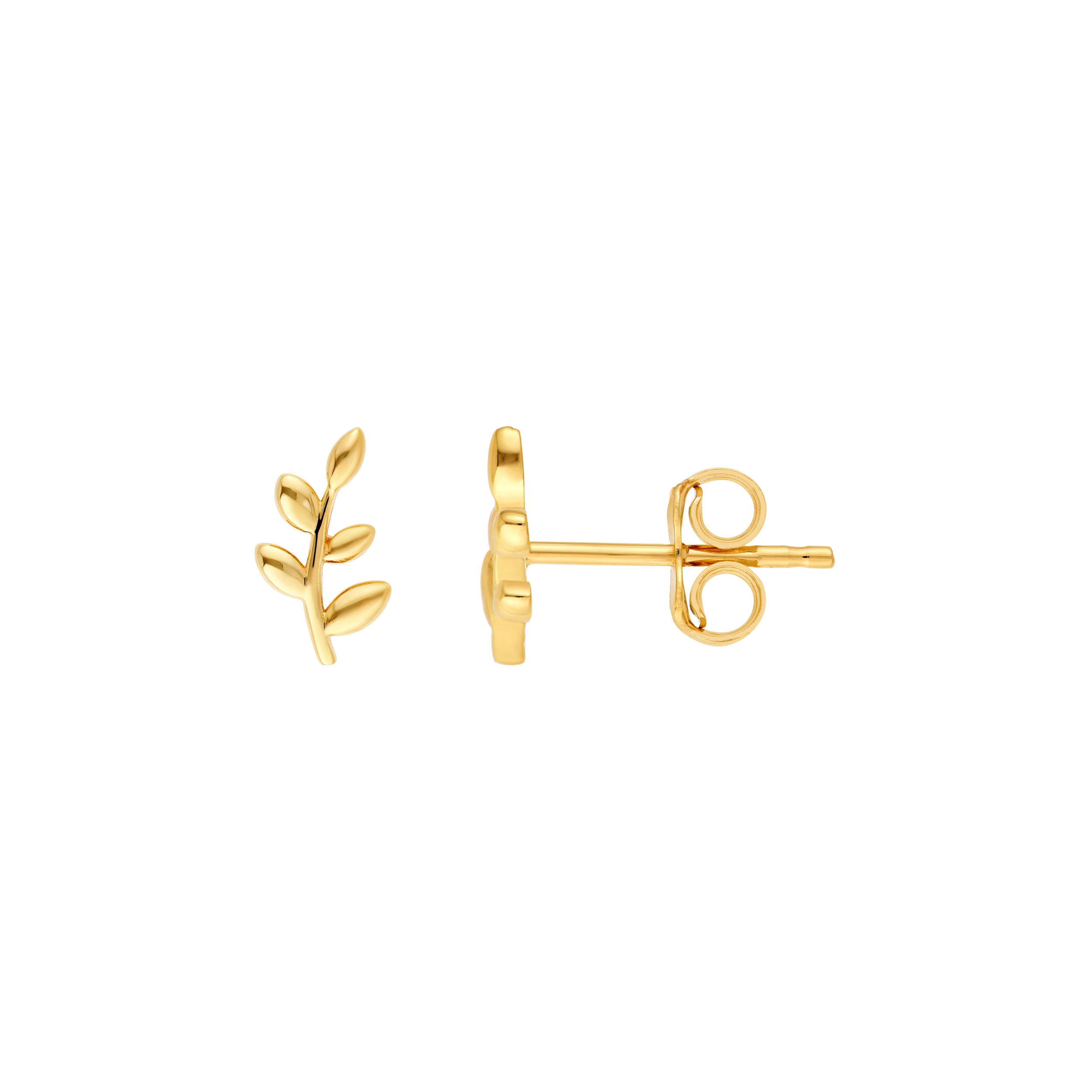 Button Earrings - Midas Chain