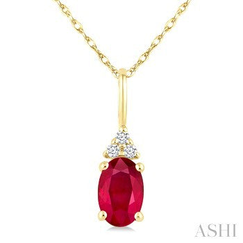 10 Karat Ruby Pendant