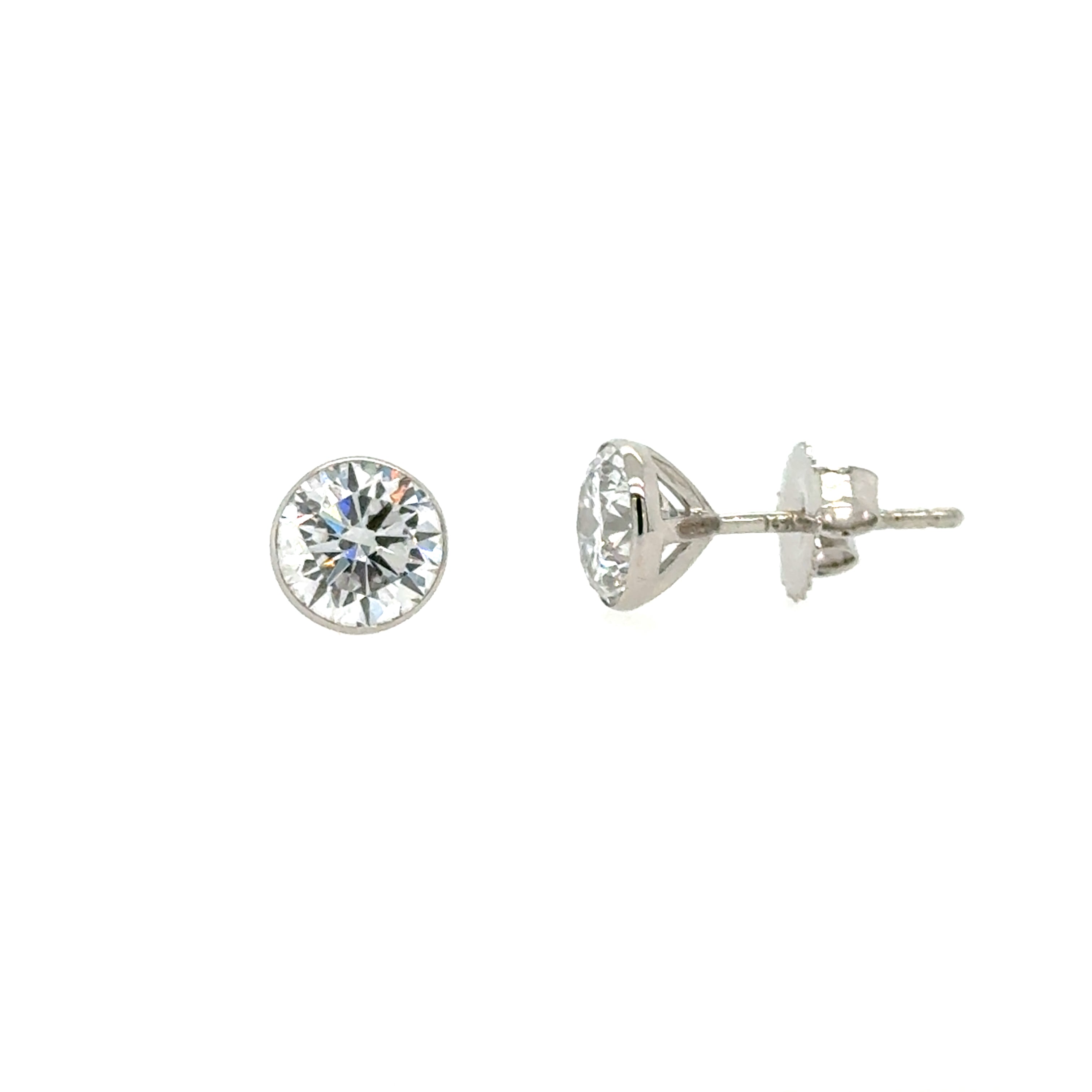 14 Karat Diamond Stud Earrings