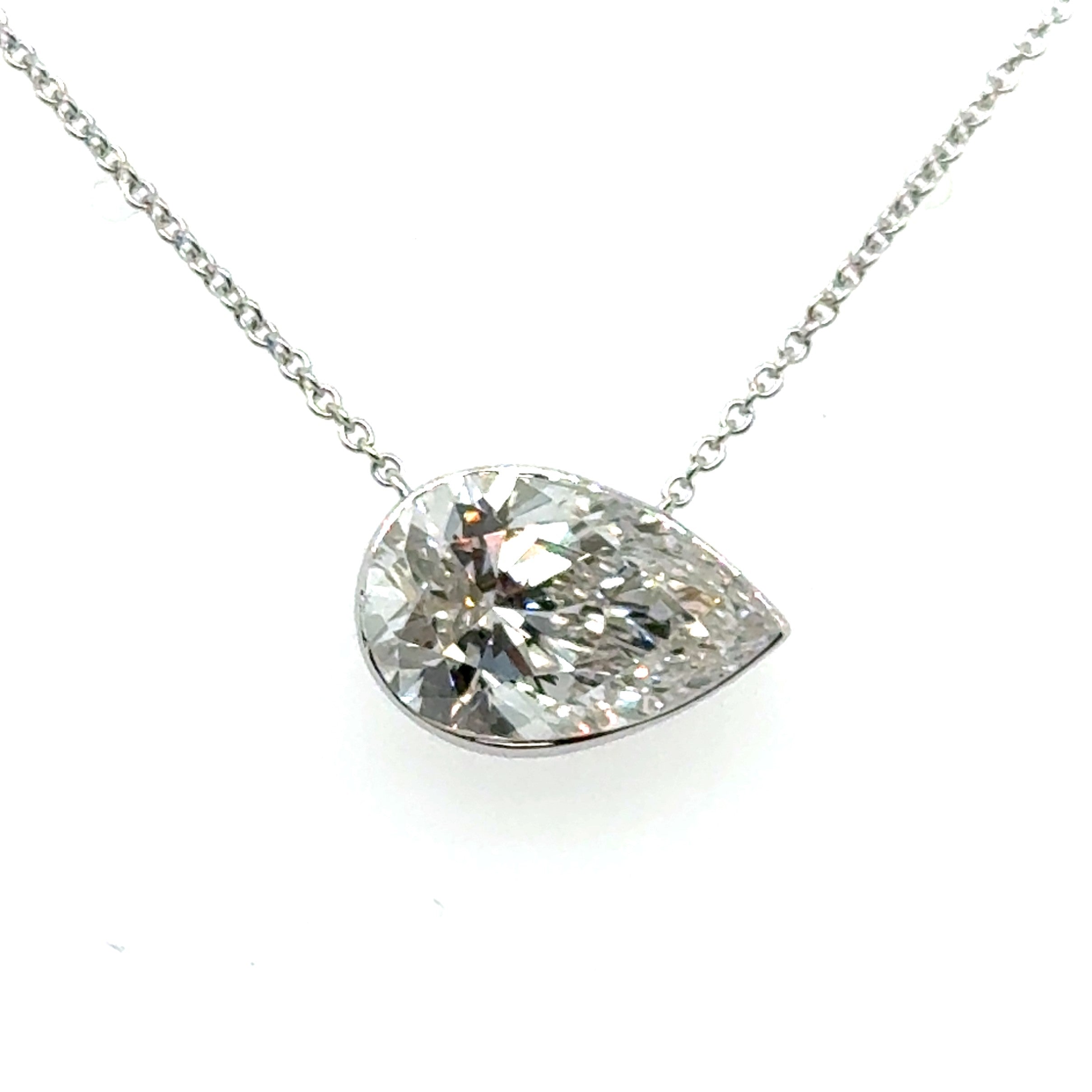 14 Karat Solitaire Lab Grown Diamond Pendant