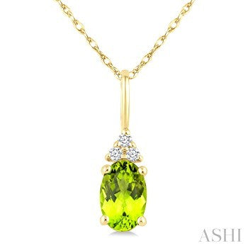 10 Karat Peridot Pendant