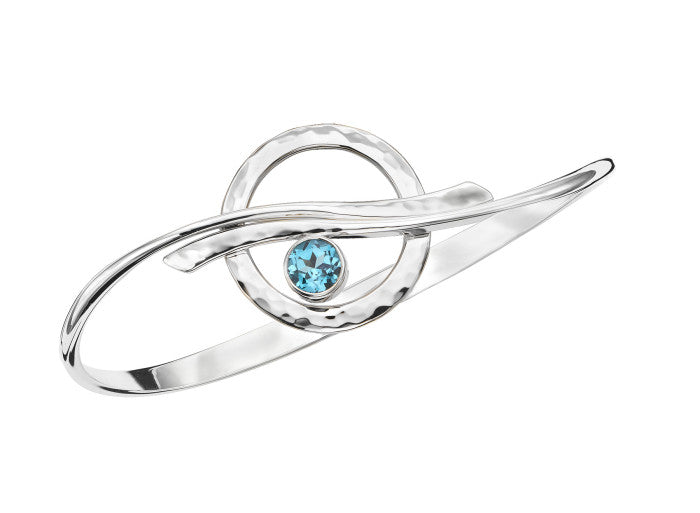 Sterling Silver Blue Topaz Bracelet