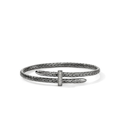 Sterling Silver Diamond Bracelet - John Hardy