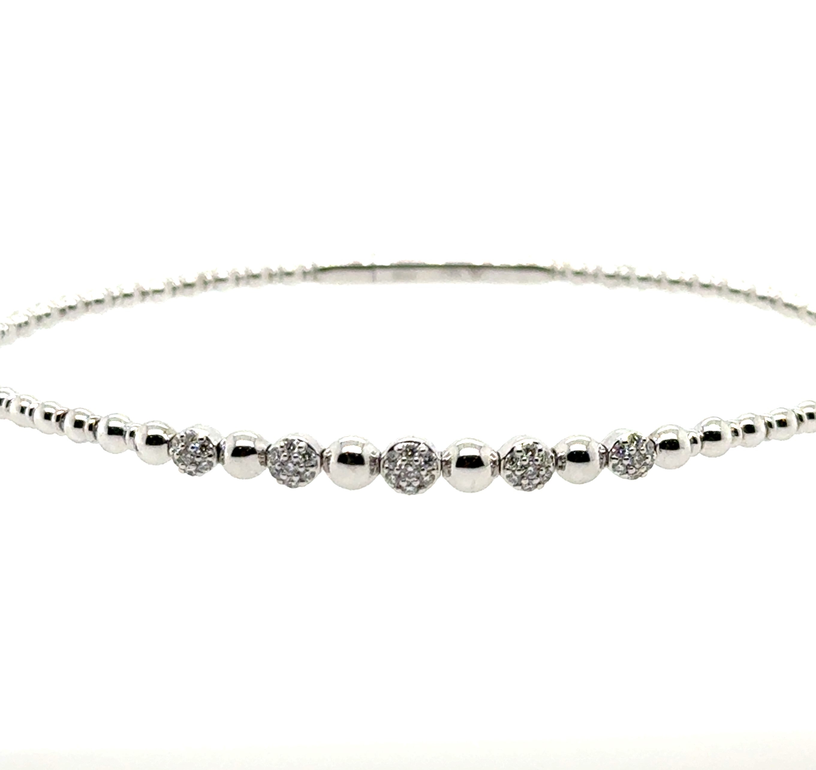 14 Karat Diamond Flex Bracelet