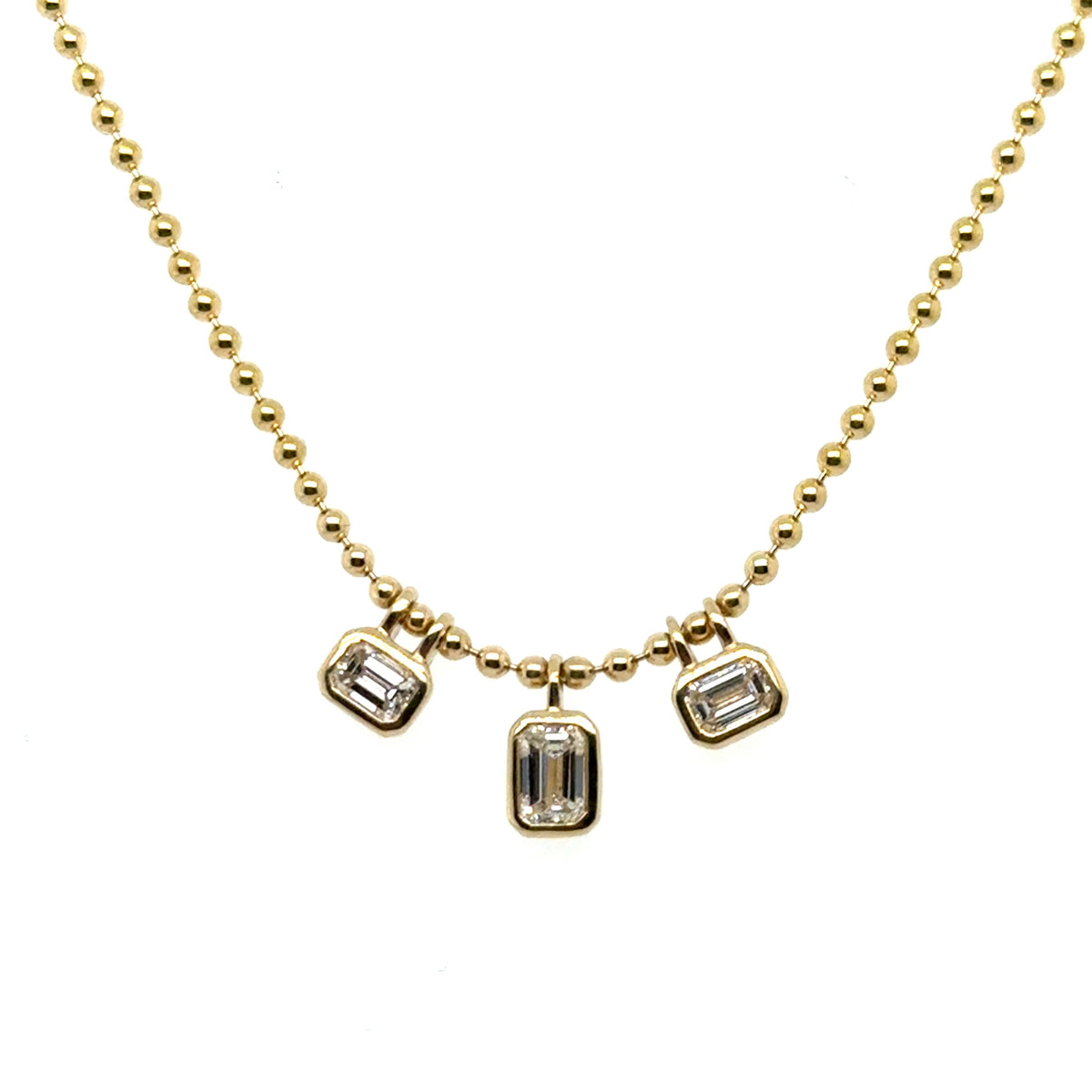 14 Karat Diamond Necklace - Paramount Gems