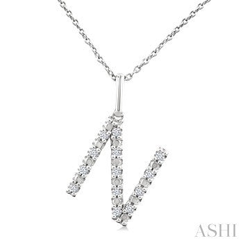 Sterling Silver Diamonds Pendant