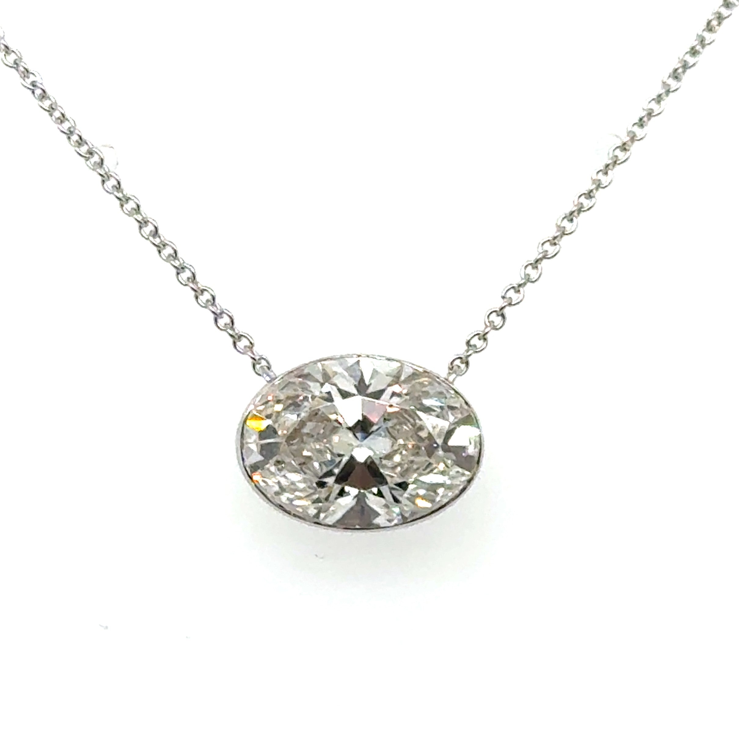 14 Karat Solitaire Lab Grown Diamond Pendant