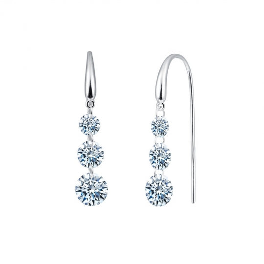 Sterling Silver Cubic Zirconia Earrings