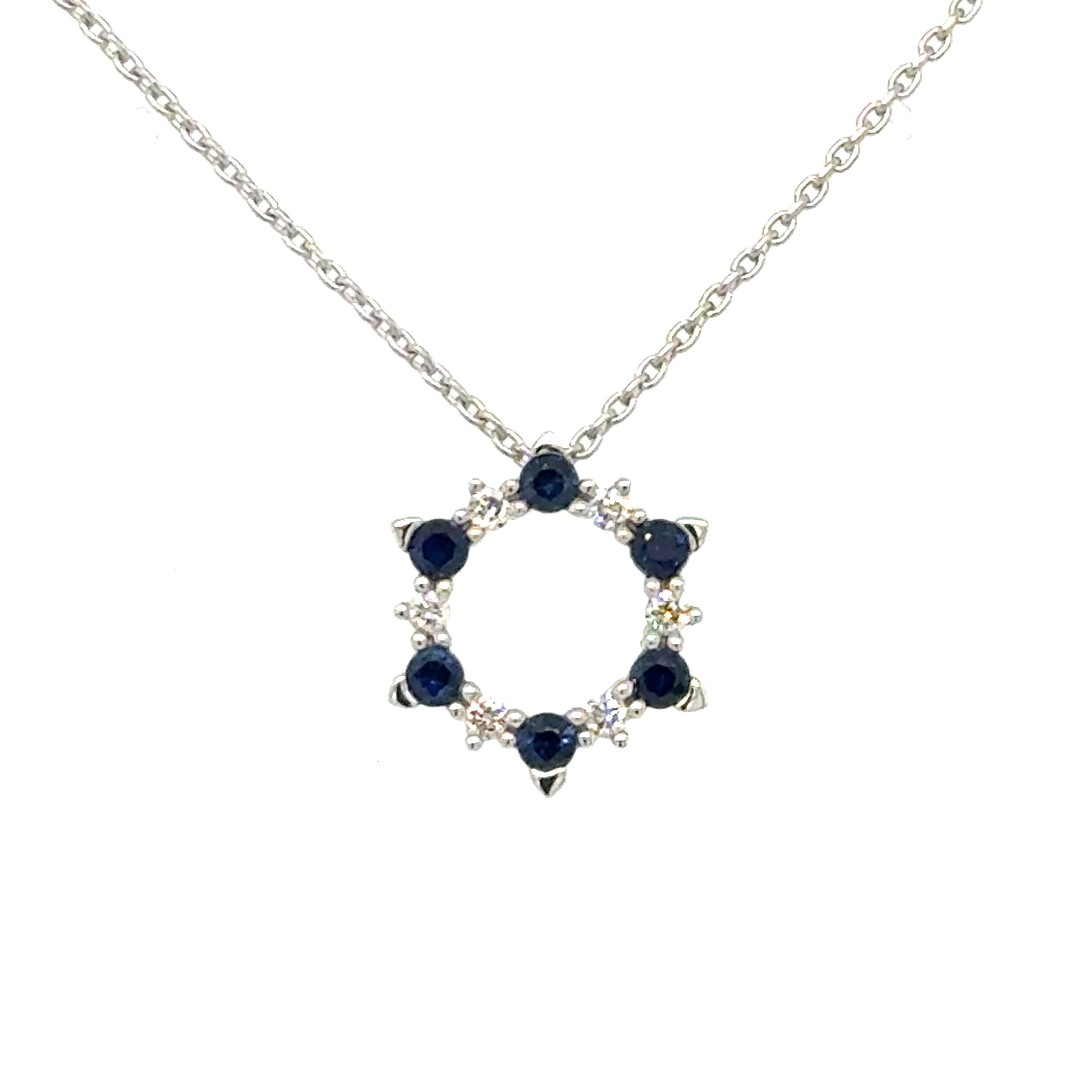 14 Karat Sapphire Pendant