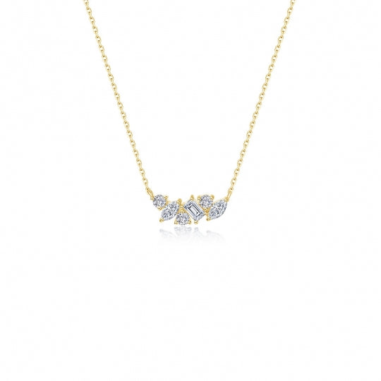 Gold Plated Cubic Zirconia Pendant