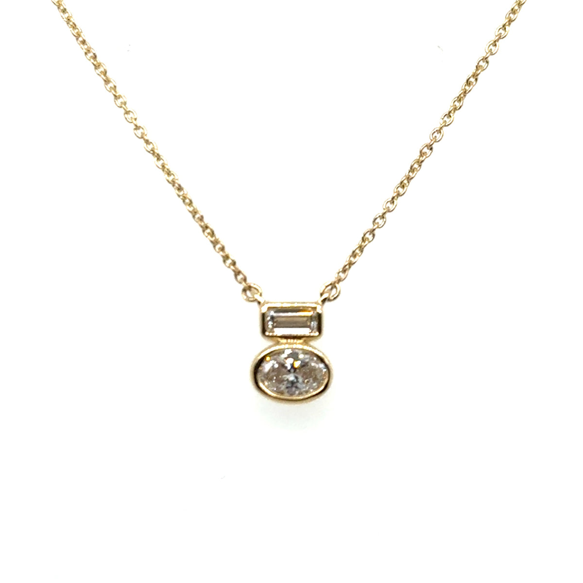 14 Karat Diamond Pendant - Paramount Gems