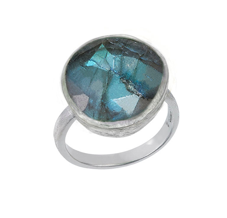 Sterling Silver Labradorite Ring