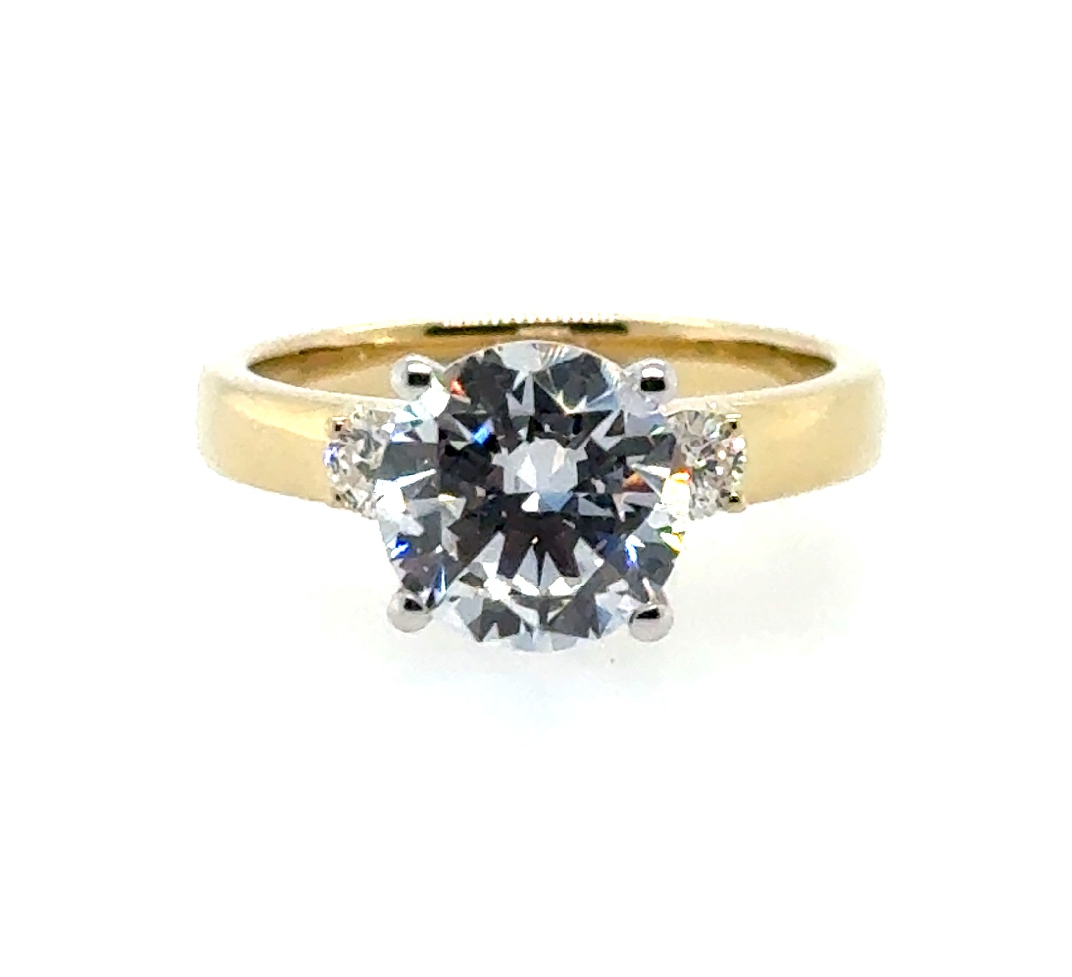 14 Karat Lakeshore Semi-Mount *center stone not included - Gemsone Corp.