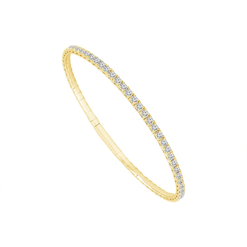 14 Karat Diamond Flexie Bracelet