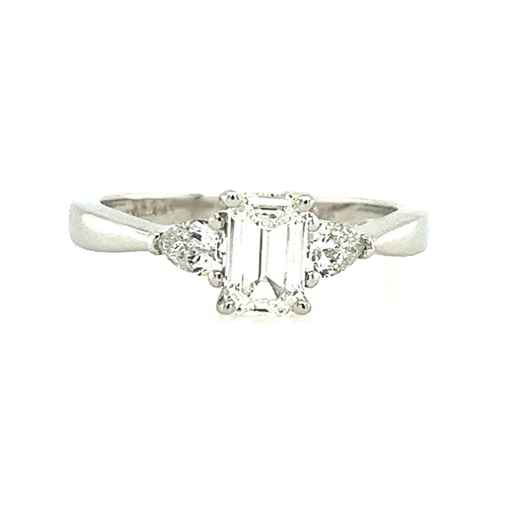 14k White Gold Lakeshore Diamond Anniversary Ring