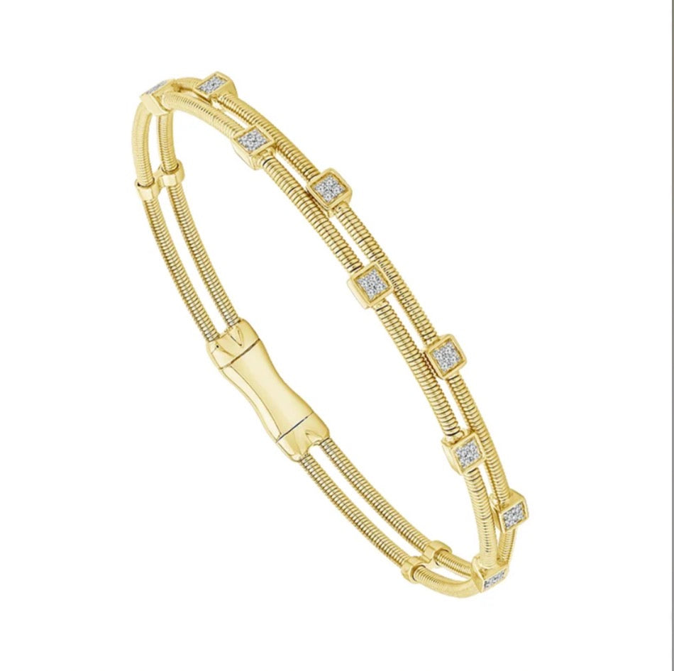14 Karat Diamond Flexie Bracelet