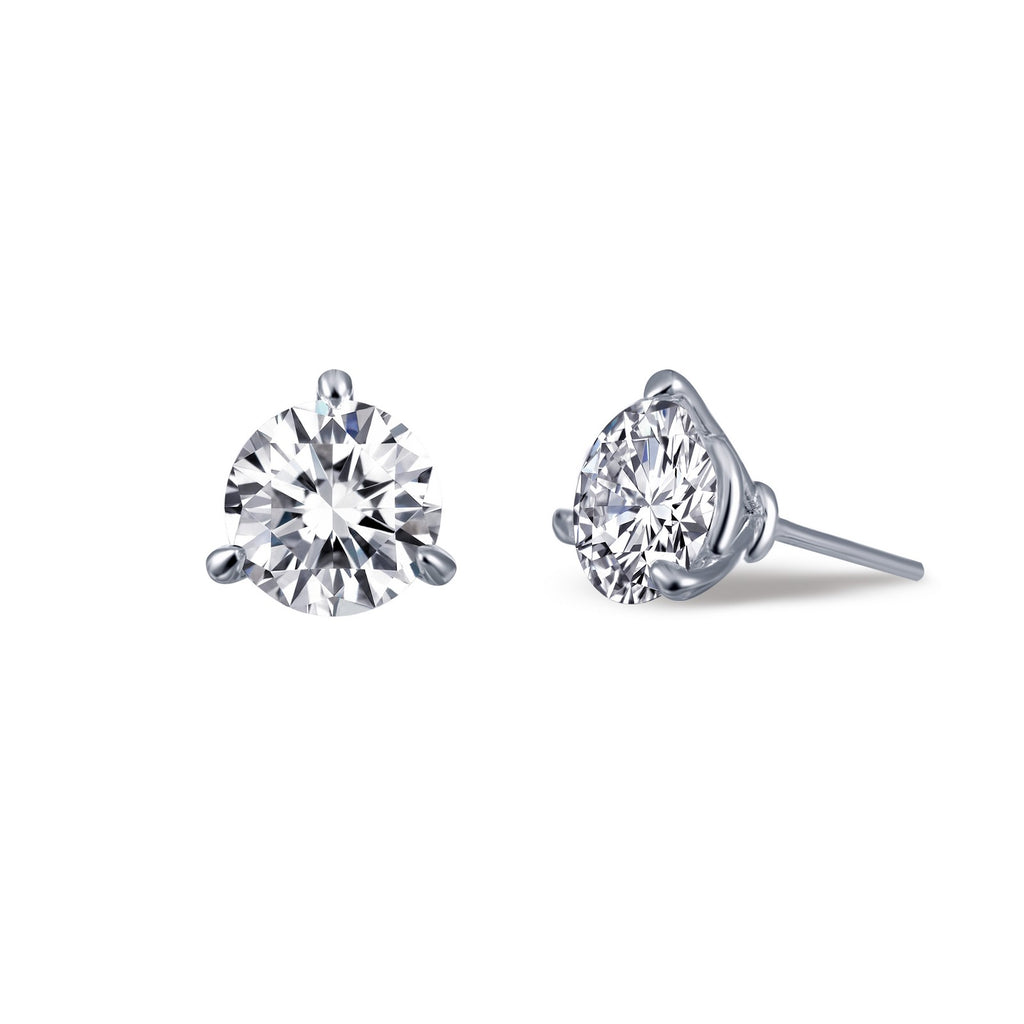 Sterling Silver Cubic Zirconias Earrings