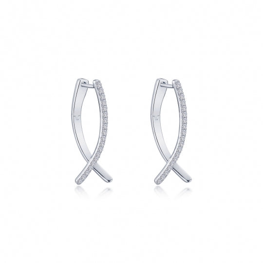 Sterling Silver Cubic Zirconia Earrings - Lafonn