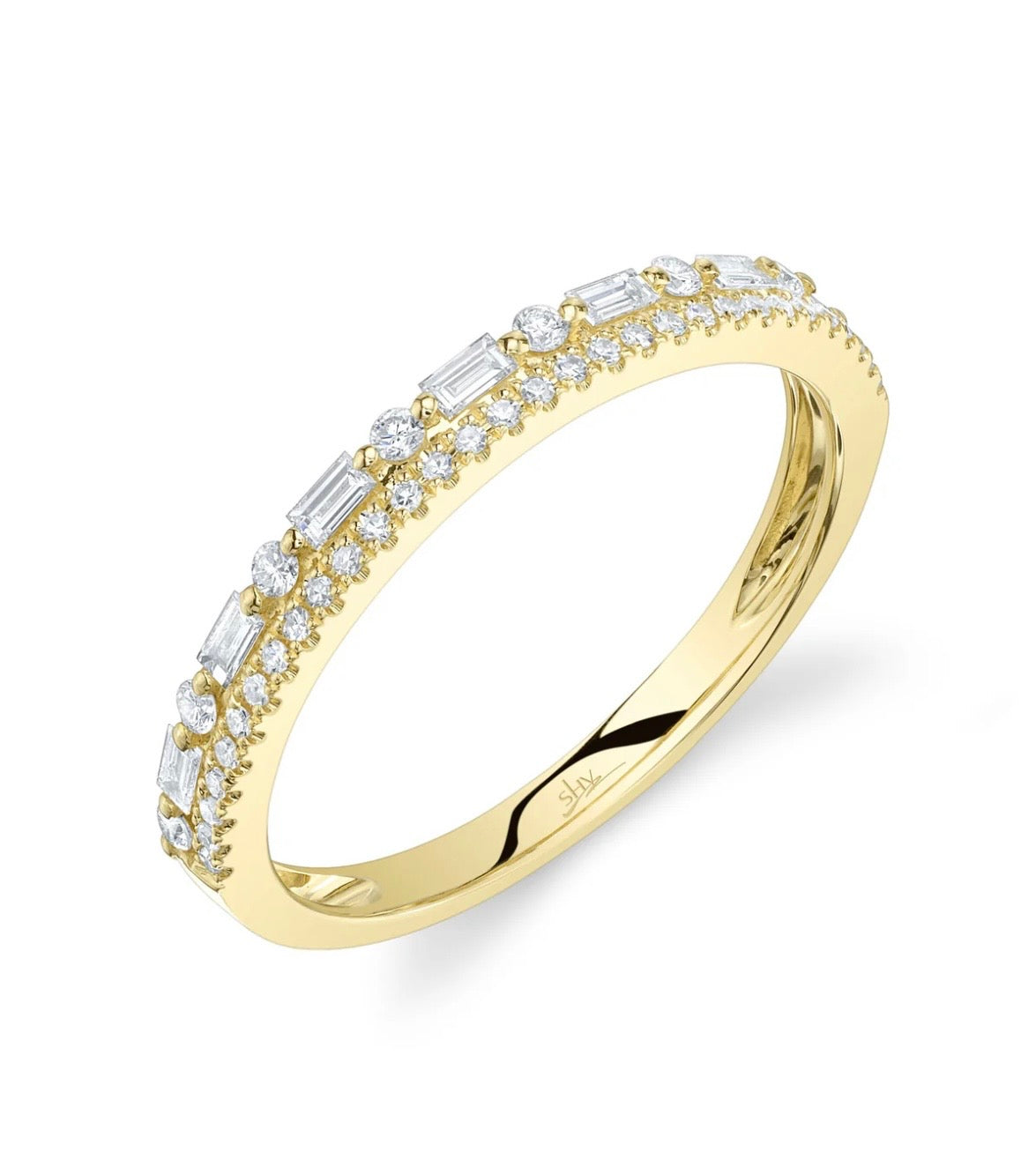 14 Karat Diamond Wedding Band