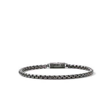 Sterling Silver Box Chaim LG Bracelet