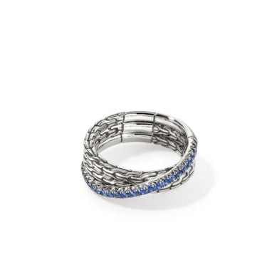 Sterling Silver Sapphire Ring